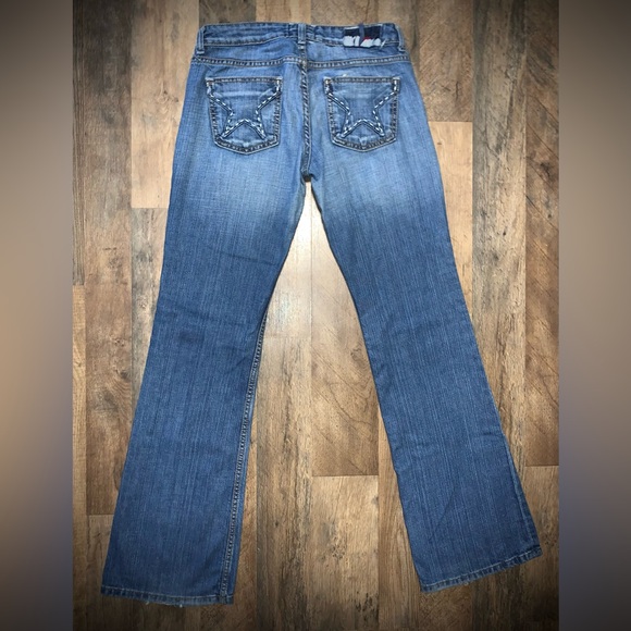 People’s Liberation vintage designer boot flare jeans Y2K size 28 5/6/7 - Picture 1 of 6